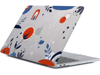MacBook Air 13 M2 Hard Case Hülle Botanic minimalism transparent matt