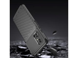 Xiaomi Poco M5 SpaceCase Stripes Impact-Resistant Hülle schwarz