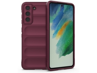 Samsung Galaxy S21 FE CloudCase TPU Hülle bordeaux