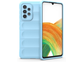 Samsung Galaxy A33 5G CloudCase TPU Hülle hellblau