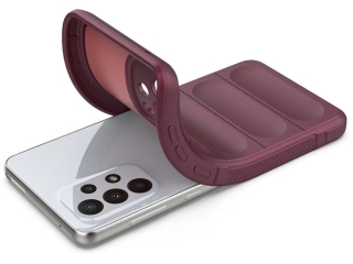 Samsung Galaxy A33 5G CloudCase TPU Hülle bordeaux