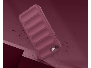 Apple iPhone SE 2022 CloudCase TPU Hülle bordeaux