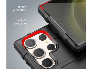 Samsung Galaxy S23 Ultra Rugged Shield Anti-Shock Case schwarz