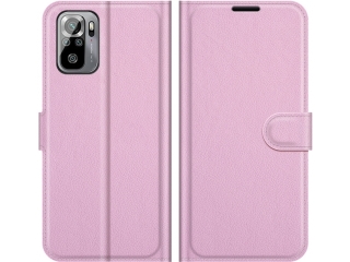 Xiaomi Poco M5s Lederhülle Portemonnaie Karten Etui rosa