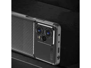 Xiaomi Poco X5 5G Carbon Design Hülle TPU Case flexibel schwarz