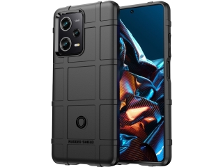 Xiaomi Poco X5 Pro 5G Rugged Shield Anti-Shock Case schwarz