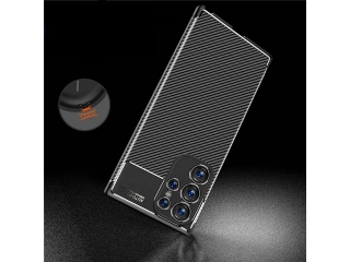 Samsung Galaxy S23 Ultra Carbon Design Hülle TPU Case flexibel schwarz
