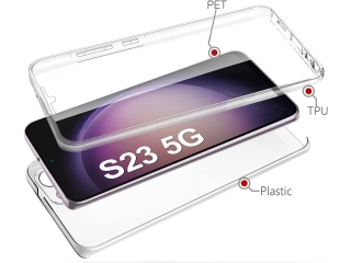 Samsung Galaxy S23 Touch Case 360 Grad Rundumschutz transparent