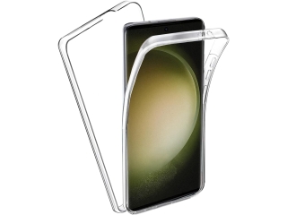 Samsung Galaxy S23 Ultra Touch Case 360 Grad Rundumschutz transparent