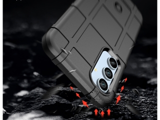 Samsung Galaxy A34 5G Rugged Shield Anti-Shock Case schwarz