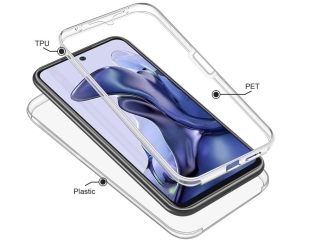 Xiaomi Poco X4 GT Touch Case 360 Grad Rundumschutz transparent
