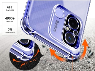 Xiaomi Redmi 12C Hülle Crystal Clear Case Bumper transparent