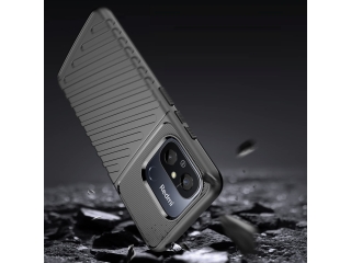 Xiaomi Redmi 12C SpaceCase Stripes Impact-Resistant Hülle schwarz