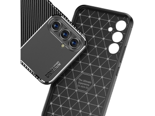 Samsung Galaxy A54 5G Carbon Design Hülle TPU Case flexibel schwarz
