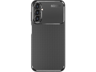 Samsung Galaxy A14 5G Carbon Design Hülle TPU Case flexibel schwarz