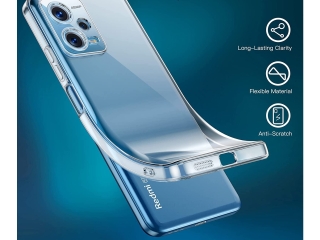 Xiaomi Redmi Note 12 Pro+ 5G Gummi Hülle TPU Clear Case