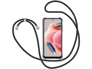 Xiaomi Redmi Note 12 4G Handykette Necklace Hülle Gummi transparent