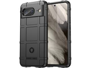 Google Pixel 8 Rugged Shield Anti-Shock Case schwarz