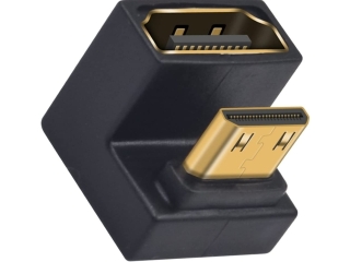 Mini HDMI auf HDMI 180 Grad Winkel U-Form nach oben Adapter