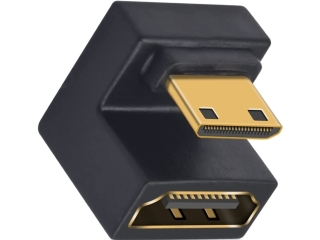 Mini HDMI auf HDMI 180 Grad Winkel U-Form nach unten Adapter