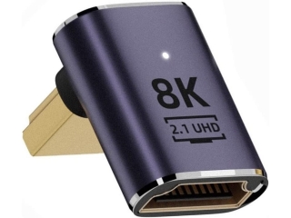 HDMI auf HDMI 90 Grad Winkel nach oben flach Adapter