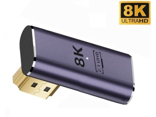 HDMI auf HDMI 90 Grad Winkel nach links flach Adapter