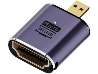 Micro HDMI auf HDMI Adapter HDMI 2.1 8K UHD