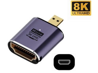 Micro HDMI auf HDMI Adapter HDMI 2.1 8K UHD