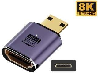 Mini HDMI auf HDMI Adapter HDMI 2.1 8K UHD