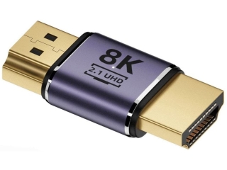 HDMI auf HDMI Verbindungsstück mit HDMI Steckern auf beiden Seiten