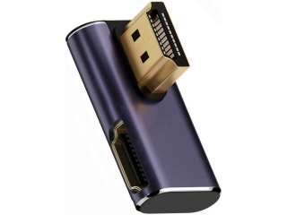 HDMI auf HDMI 90 Grad Winkel nach links unten flach Adapter