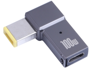USB-C Lenovo Square Notebook 90-Grad Netzteil Adapter