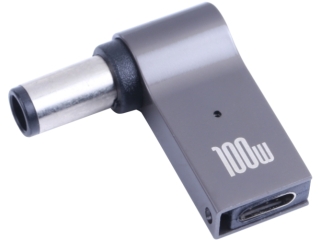 USB-C HP Notebook 90-Grad Netzteil Adapter 7.4 x 5mm innen 0.6mm