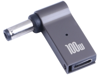 USB-C Notebook 90-Grad Netzteil Adapter DC Barrel 5.5 x 2.1mm