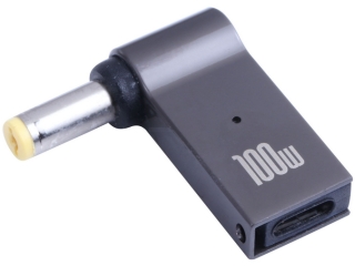 USB-C Notebook 90-Grad Netzteil Adapter DC Barrel 5.5 x 1.7 mm