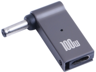 USB-C Notebook 90-Grad Netzteil Adapter DC Barrel 4.0 x 1.35 mm