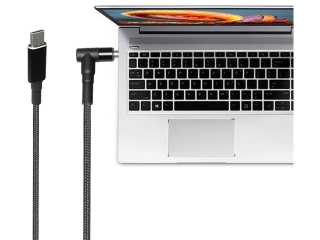 USB-C HP Notebook PD 100W Ladekabel 1.8m (4.5 x 3mm innen 0.6mm)