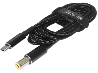 USB-C Lenovo Notebook PD 100W Ladekabel 1.8m (Lenovo Rund 7.9 x 5.4mm)