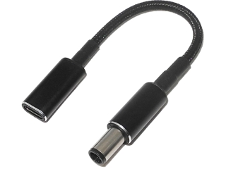 USB-C HP Notebook PD 100W Ladekabel 10cm (7.4 x 5mm innen 0.6mm)