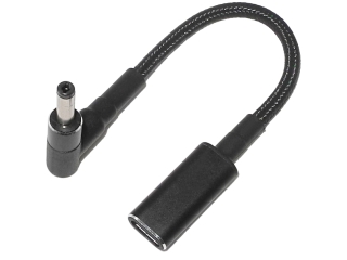 USB-C Notebook PD 100W Ladekabel 10cm DC Barrel Stecker (4.0 x 1.7mm)