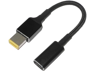 USB-C Lenovo Notebook PD 100W Ladekabel 10cm (Square 10.5 x 4.2mm)