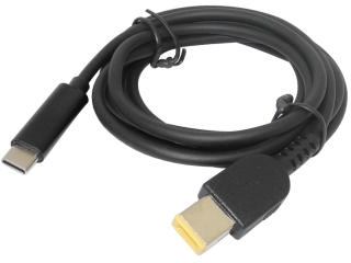 USB-C Lenovo Notebook PD 65W Ladekabel 1.5m (Square 10.5 x 4.2mm)