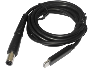 USB-C Dell Notebook PD 65W Ladekabel 1.5m (7.4 x 5mm innen 0.6mm)