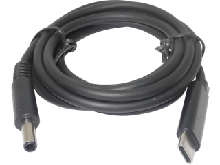 USB-C Dell Notebook PD 65W Ladekabel 1.5m (4.5 x 3mm innen 0.6mm)