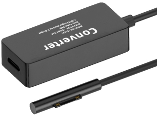 USB-C PD auf Microsoft Surface Ladegerät Netzteil Adapter