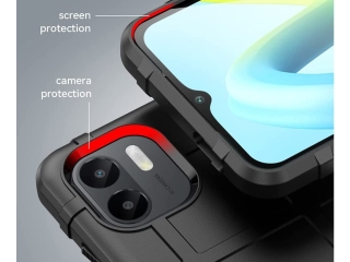 Xiaomi Redmi A2 Rugged Shield Anti-Shock Case schwarz