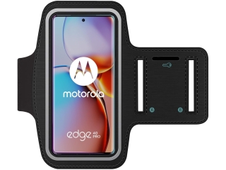 Motorola Edge 40 Pro Fitness Jogging Sport Armband mit Schlüsselfach