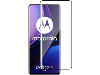 Motorola Edge 40 100% Vollbild Panzerglas Schutzfolie 2.5D 9H