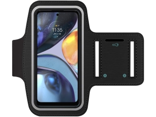 Motorola Moto G22 Fitness Jogging Sport Armband mit Schlüsselfach