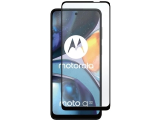 Motorola Moto G22 100% Vollbild Panzerglas Schutzfolie 2.5D 9H